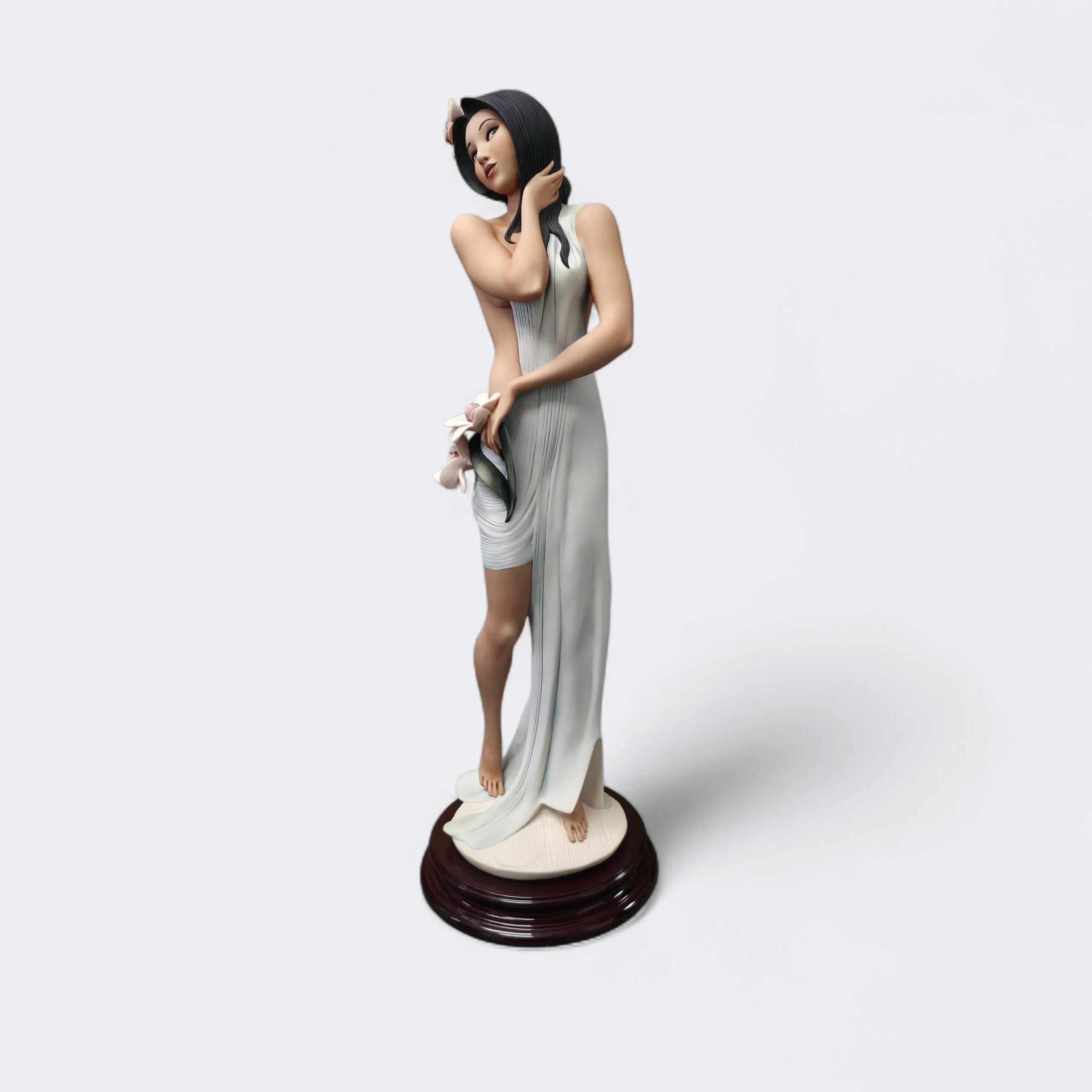 Ikebana Girl by Giuseppe Armani | Elegant Porcelain Figurine