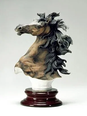 Horse Head by Giuseppe Armani — Sculpture