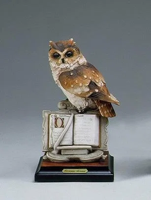 Wise Owl by Giuseppe Armani — Sculpture