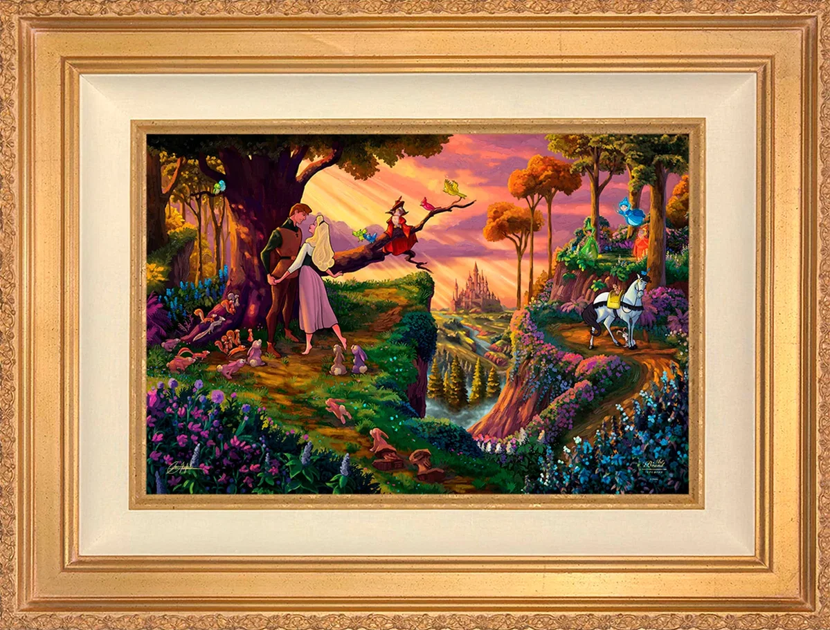 Disney Sleeping Beauty - Woodland Waltz Wall Art by Zac Kinkade by Zac Kinkade — Giclee On Canvas
