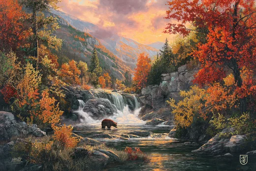 Autumn Abundance Wall Art By Francisco Caballero by Francisco Caballero