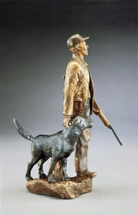 Hunters by Mark Hopkins — Bronze Sculpture