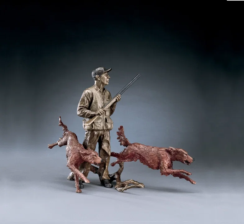 Old Friends by Mark Hopkins — Bronze Sculpture