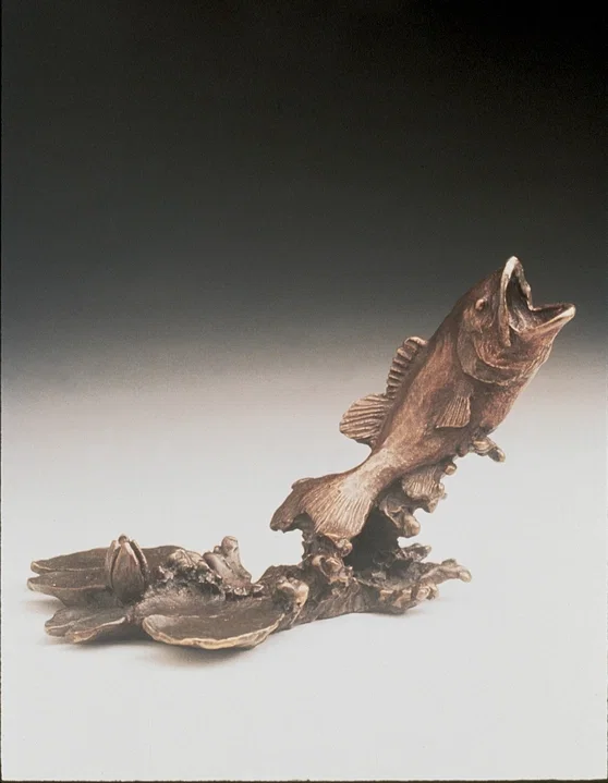 Bass by Mark Hopkins — Bronze Sculpture