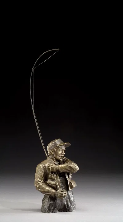 Gotcha! by Mark Hopkins — Bronze Sculpture