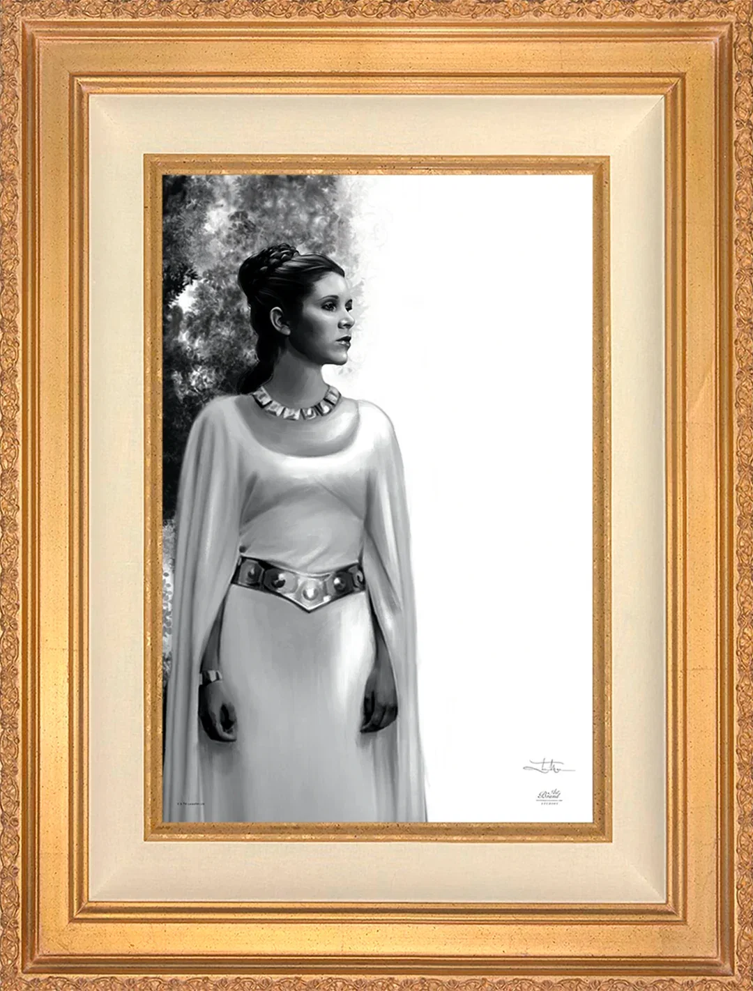 The Daughter - Star Wars: A New Hope™ Wall Art by Jenna McMullins by Jenna McMullins — Giclee On Canvas