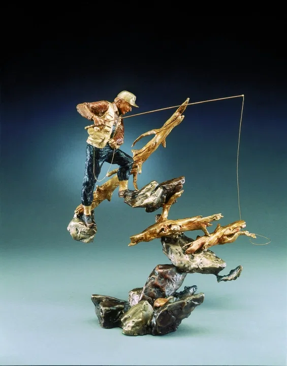 Deep Pockets by Mark Hopkins — Bronze Sculpture