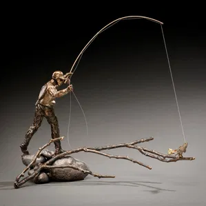 Close Call by Mark Hopkins | Exclusive Mixed Media Sculpture