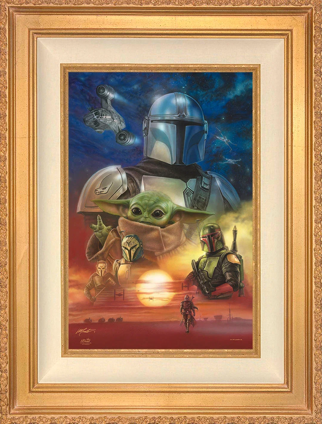 The Mandalorian™ - Code of Honor Wall Art By Monte Moore by Monte Moore — Giclee On Canvas