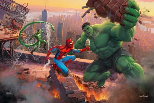 Spider-Man A Soft Serve Turneth Away Wrath Wall Art By Sam Kennedy by Sam Kennedy