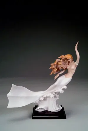 Lady With Dog by Giuseppe Armani | Elegant Porcelain