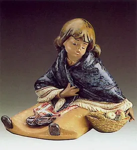Lladro - Oriental Fruit Vendor 1985-94 ***