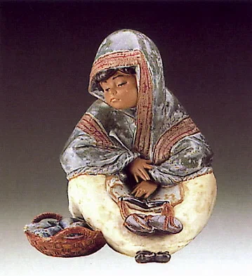 Oriental Fish Vendour 1985-94 by Lladro — Porcelain Figurine