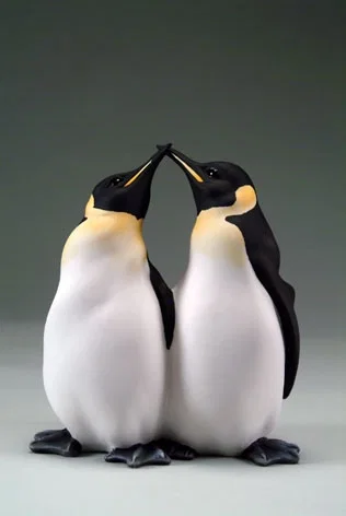 Penguin Couple by Giuseppe Armani