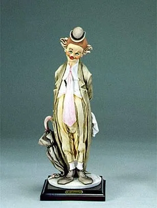 The Tender Clown by Giuseppe Armani — Sculpture