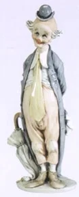 The Tender Clown by Giuseppe Armani — Sculpture
