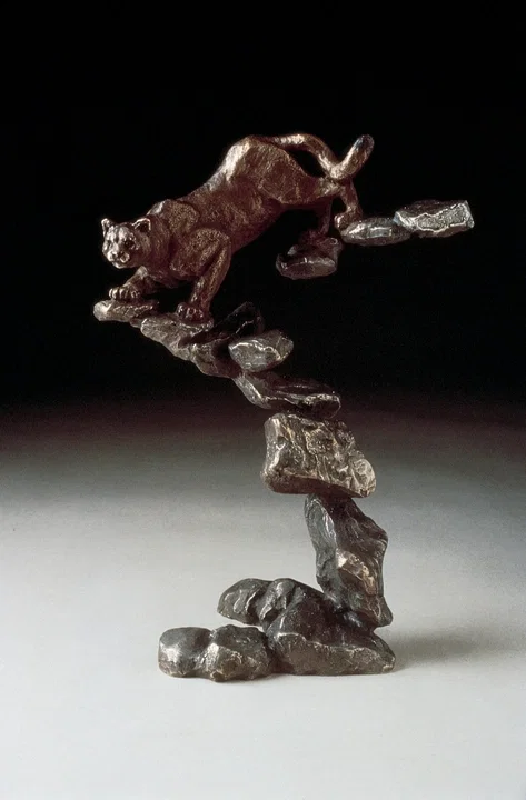 Cougar by Mark Hopkins — Bronze Sculpture