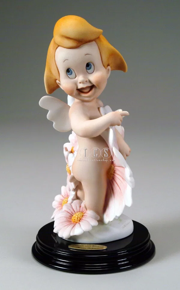 Cherub With Daisies by Giuseppe Armani