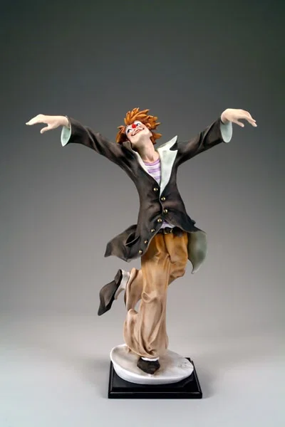 For The Applause I-Clown by Giuseppe Armani — Sculpture