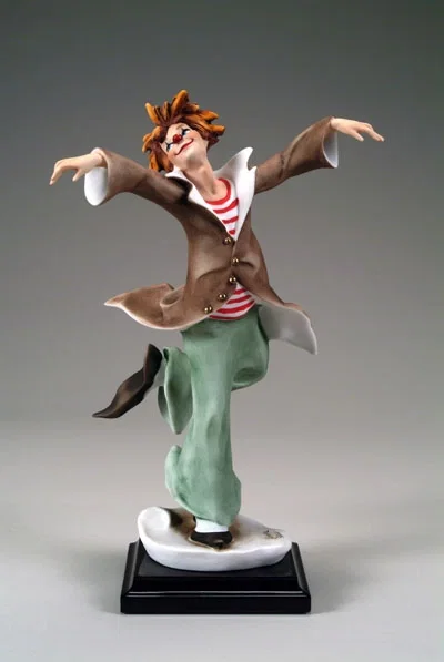 For The Applause II-Clown by Giuseppe Armani