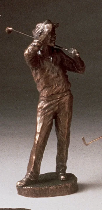 Down the Middle by Mark Hopkins — Bronze Sculpture