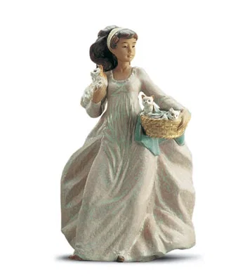 A Basket Of Fun 1995-01 by Lladro — Porcelain Figurine