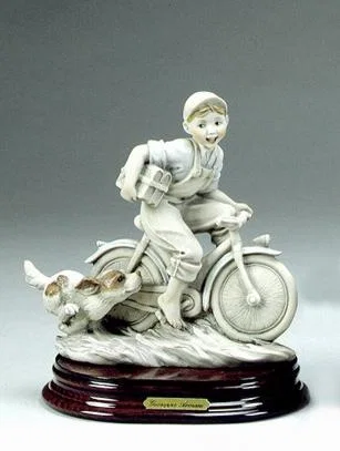Late To School by Giuseppe Armani — Sculpture