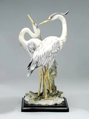 Pair Of Herons by Giuseppe Armani — Sculpture