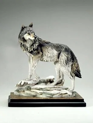 Lone Wolf by Giuseppe Armani — Sculpture