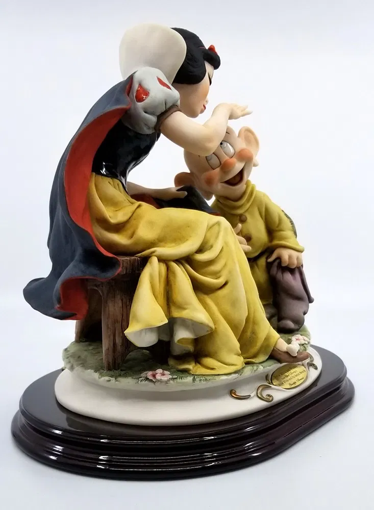 Snow White Kissing Dopey Artist Signed