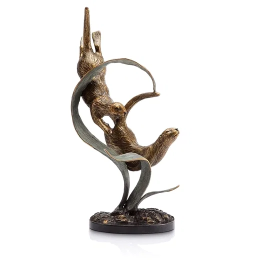 Deep Divers Otters by SPI Sculptures