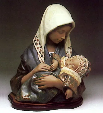 Young Mother 1980-90 by Lladro — Porcelain Figurine
