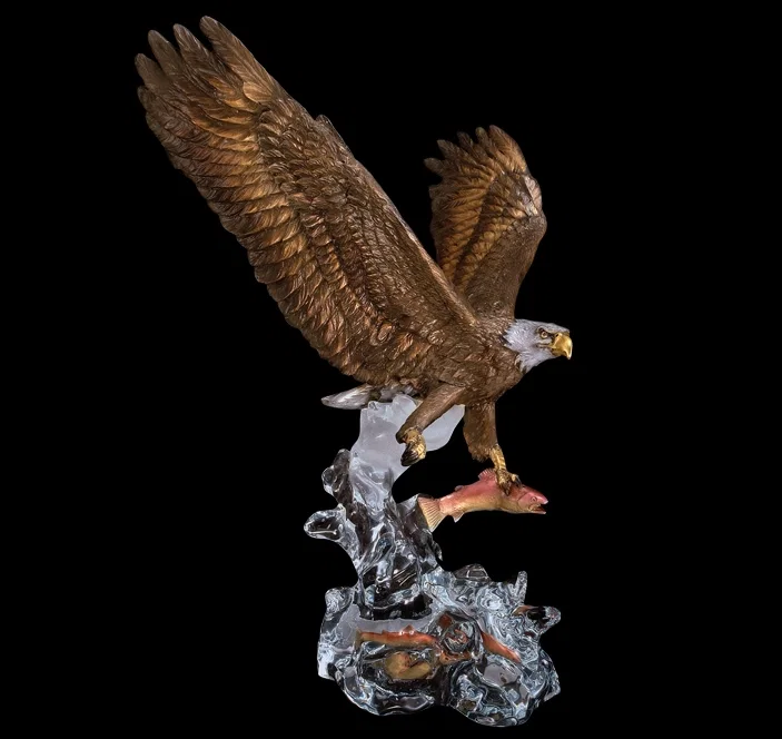 Clear Waters Artist Proof by Kitty Cantrell — Mixed Media Sculpture