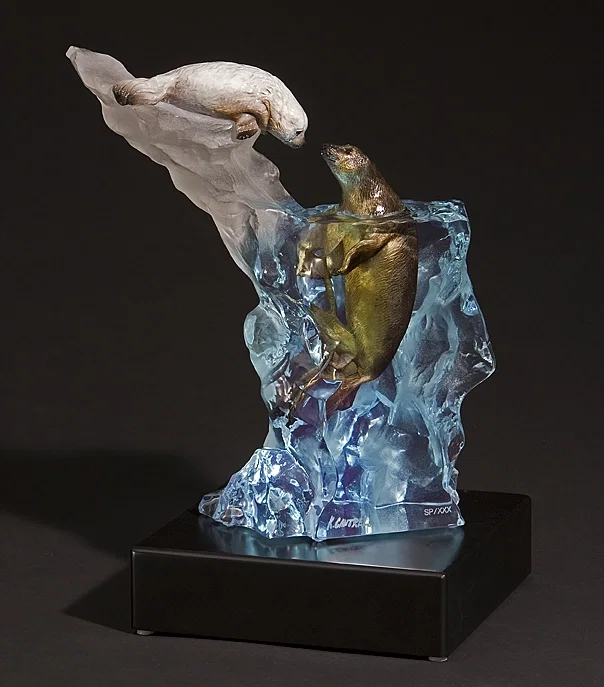 Seal it with a Kiss by Kitty Cantrell — Mixed Media Sculpture