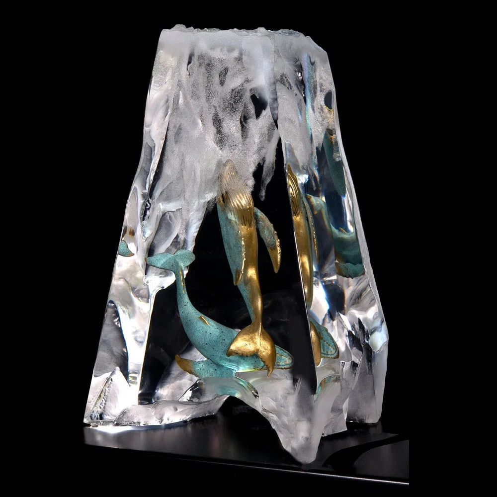 Bubble Netting by Kitty Cantrell — Mixed Media Sculpture