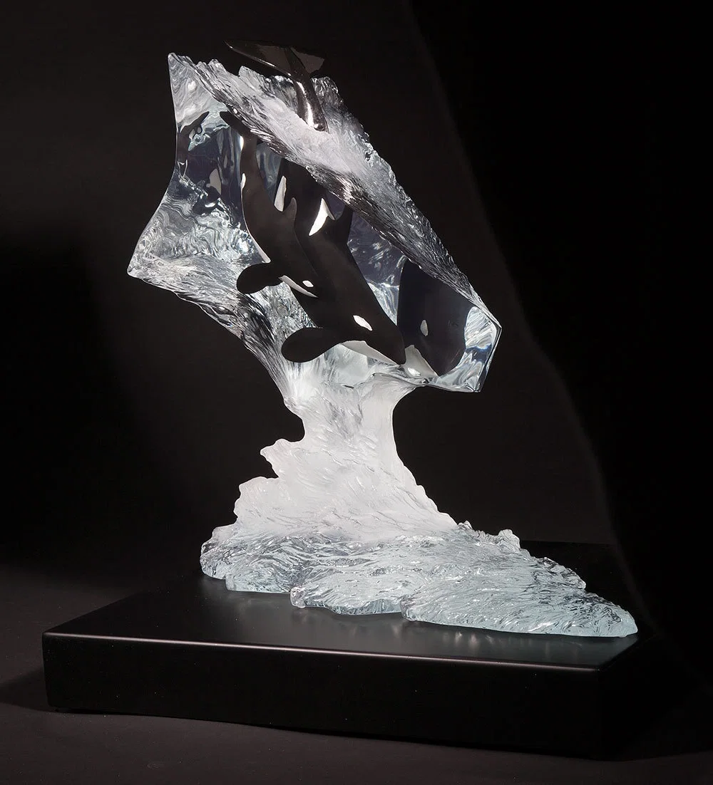 Calm Waters by Kitty Cantrell — Mixed Media Sculpture