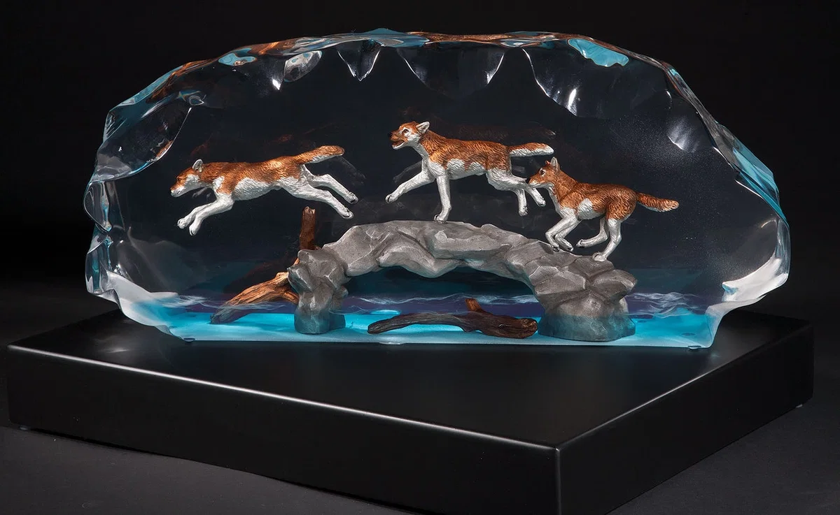 Running Spirit by Kitty Cantrell — Mixed Media Sculpture