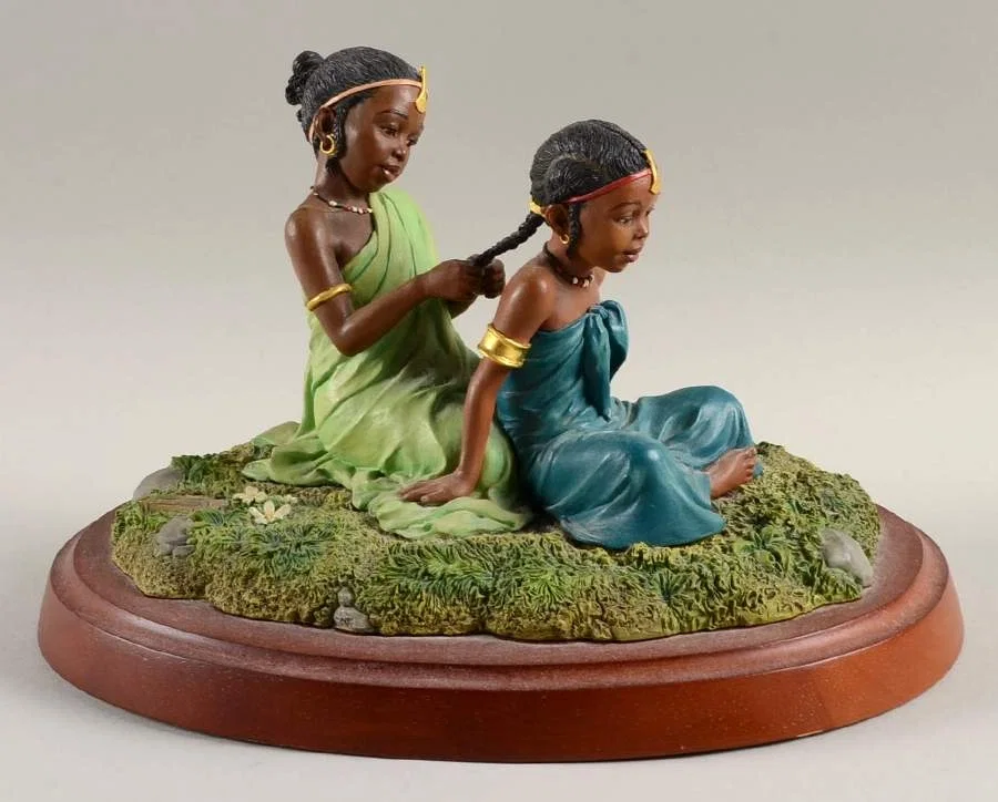 Sisters In Childhood by Ebony Visions