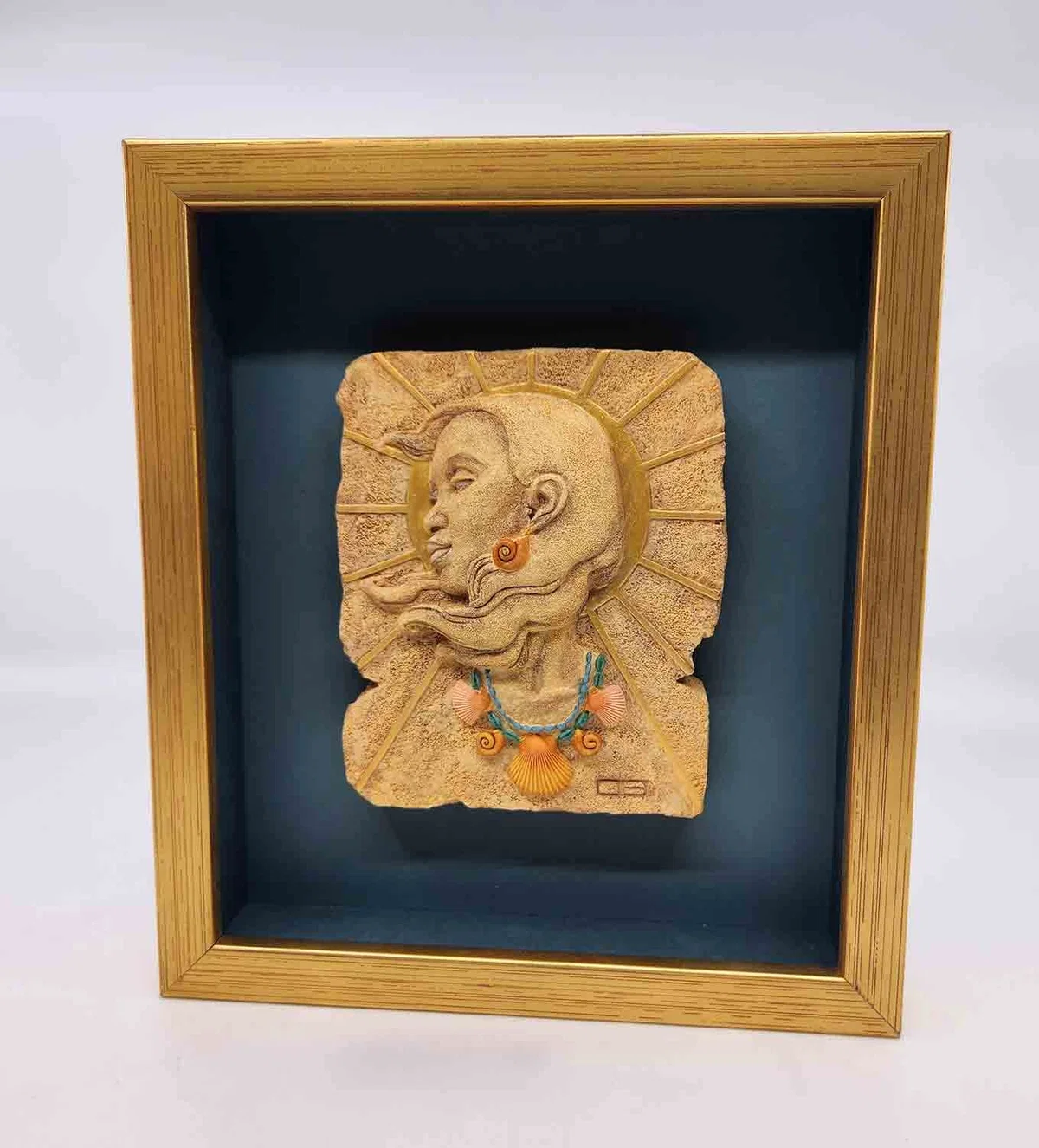 Summertime Bas-Relief Plaque 2000 by Ebony Visions
