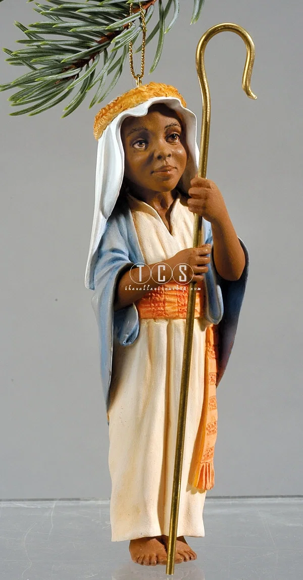 The Little Shepherd Annual Christmas  Ornament by Ebony Visions