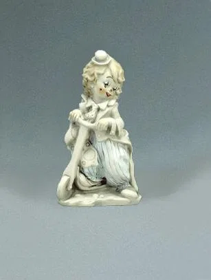 Clown With Scooter by Giuseppe Armani — Sculpture