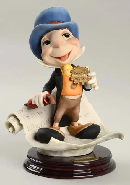 Jiminy Cricket Signed by Giuseppe Armani | Elegant Porcelain