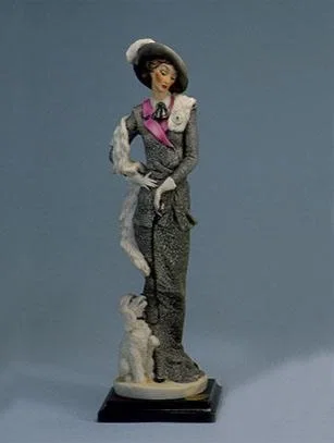 The Poodle The Walk by Giuseppe Armani — Sculpture