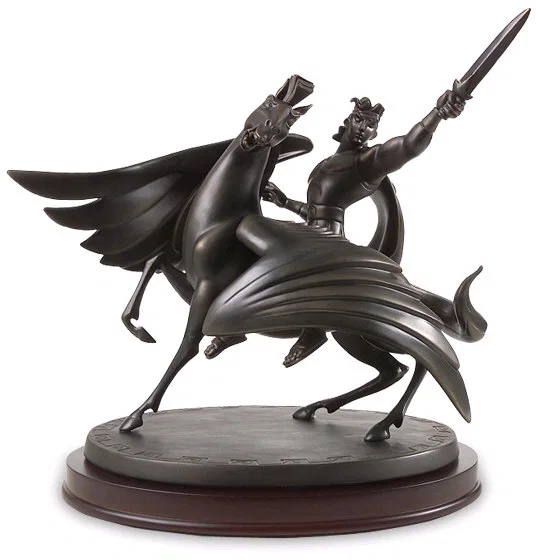 Hercules And Pegasus Defiant Gallery Edition by WDCC Disney Classics — Porcelain Figurine