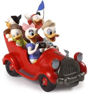 WDCC Disney Classics-Disneyland Park Donald, Daisy And Donald Nephews Family Vacation