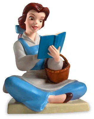Beauty And The Beast Belle Bookish Beauty by WDCC Disney Classics — Porcelain Figurine