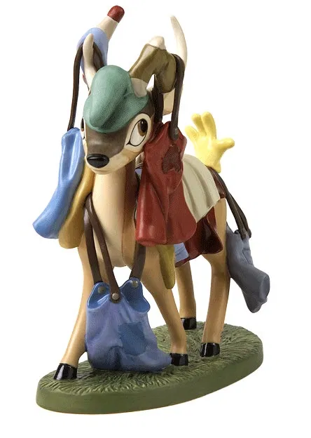 Snow White Deer With Laundry Spring Cleaning by WDCC Disney