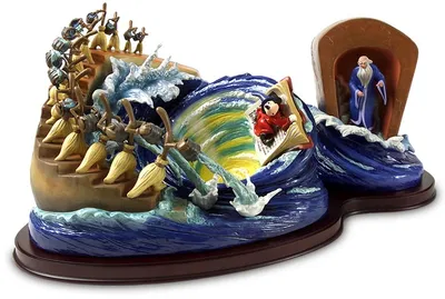 WDCC Disney Classics - Fantasia Sorcerer Mickey Yen Sid Brooms Magical Maelstrom
