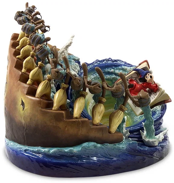 Fantasia Sorcerer Mickey Yen Sid Brooms Magical Maelstrom by WDCC