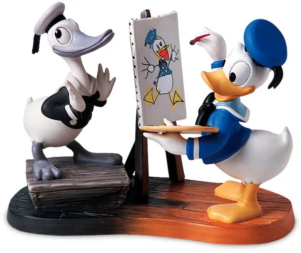 Then And Now Donald Duck Then And Now by WDCC Disney